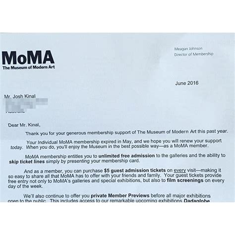 moma membership renewal.